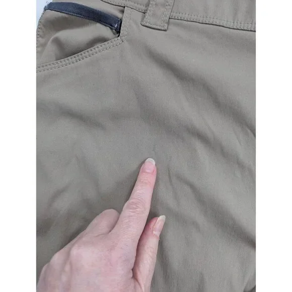 Columbia Mens Cargo Pants In Beige Size 36W 32L Lightweight - Picture 5 of 7